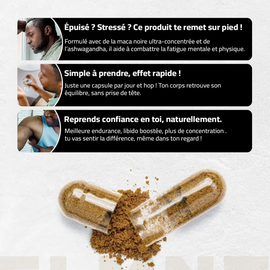 Maca Noire: Énergie, Vitalité & Équilibre Naturel
