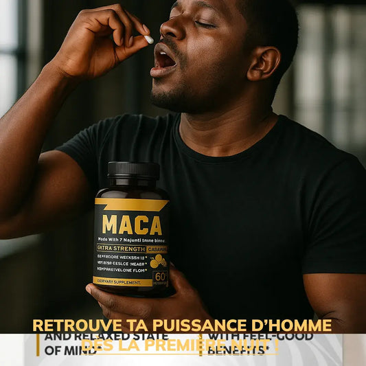 Retrouve ta puissance d’homme avec les gélules naturelles de Maca !