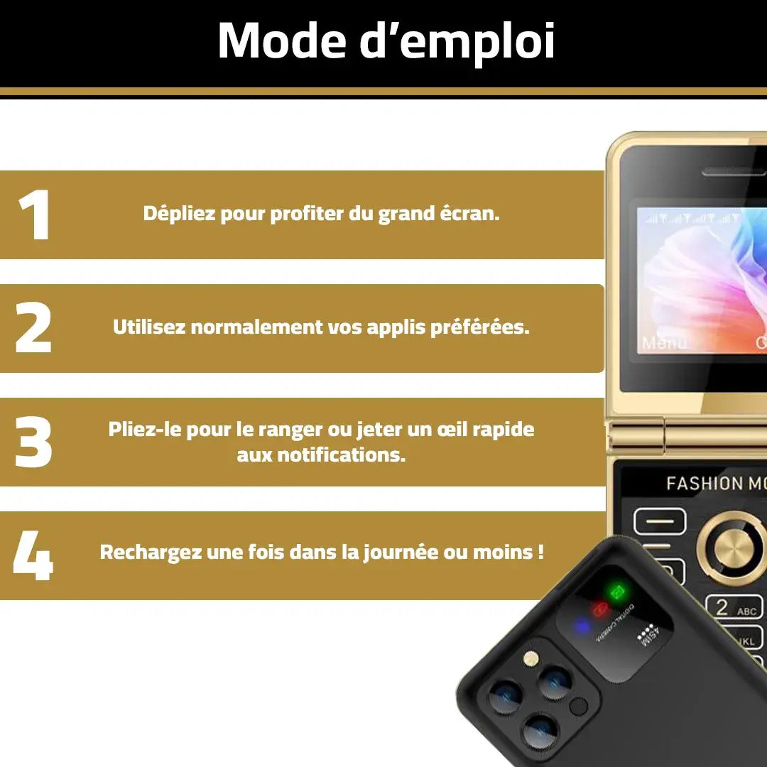 Le téléphone pliable qui change votre quotidien