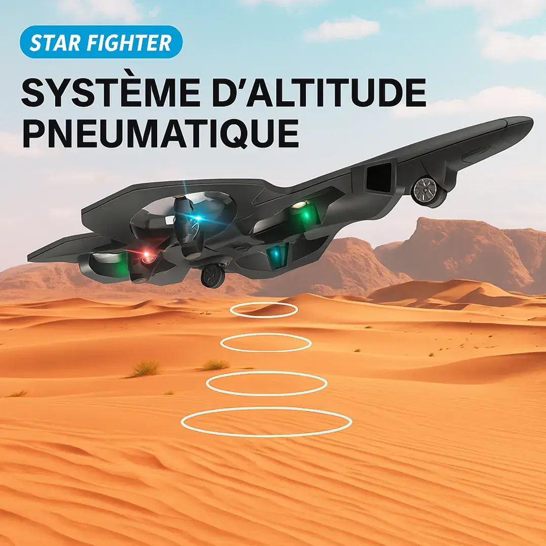 l’Avion de Chasse Télécommandé 360°: Fais briller les yeux de ton enfant