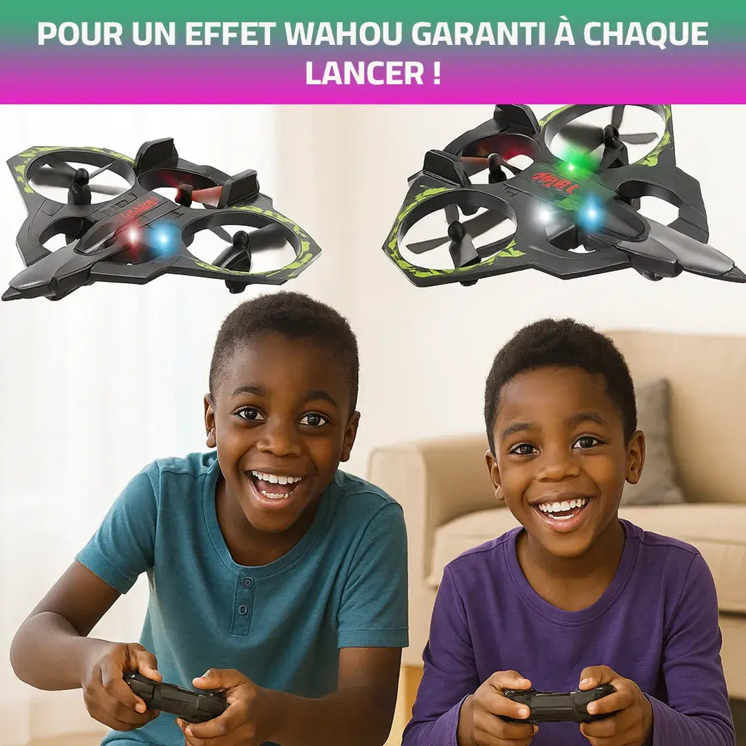 l’Avion de Chasse Télécommandé 360°: Fais briller les yeux de ton enfant