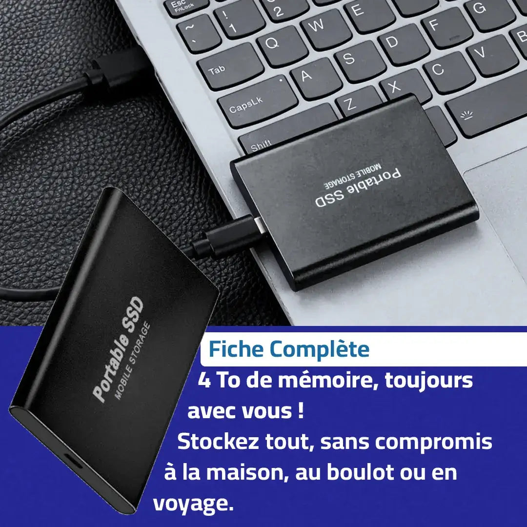 4 To de mémoire, toujours avec vous !