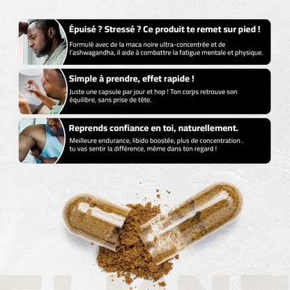 Maca Noire: Énergie, Vitalité & Équilibre Naturel