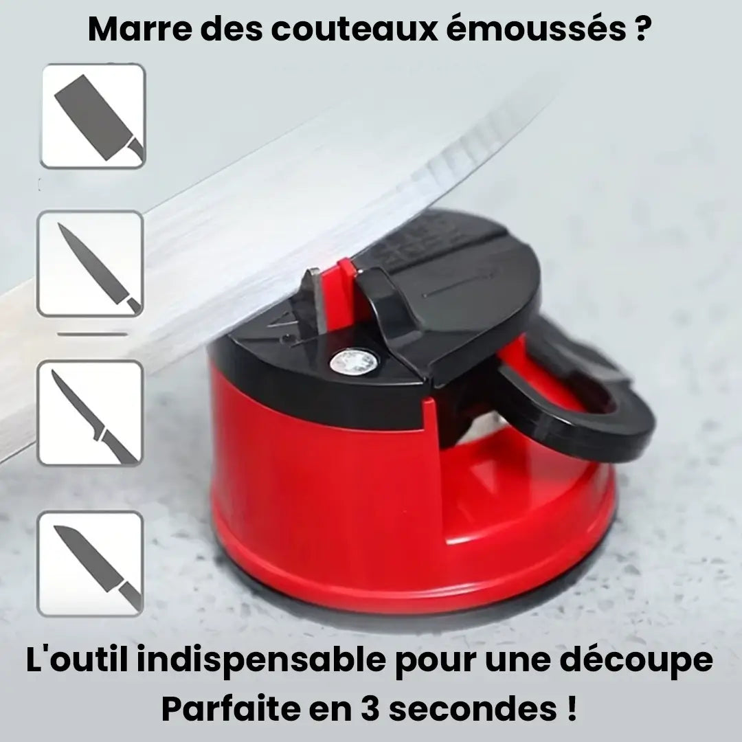 AIGUISEUR DE COUTEAUX AVEC VENTOUSE