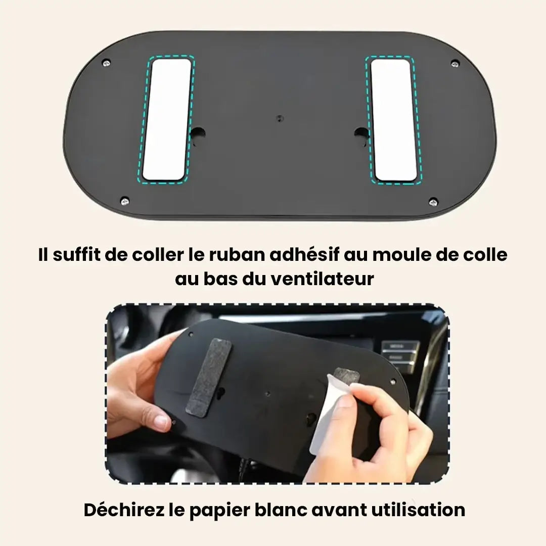 Ventilateur Double Tête USB pour Voiture