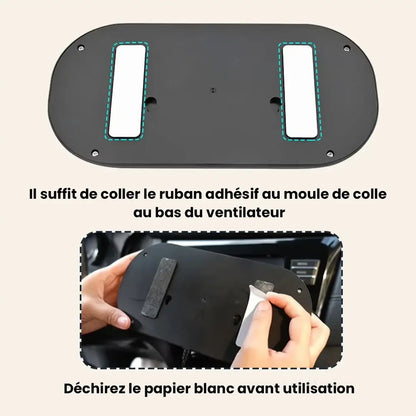 Ventilateur Double Tête USB pour Voiture