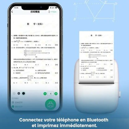 Mini Imprimante Thermique Portable