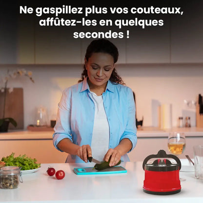 AIGUISEUR DE COUTEAUX AVEC VENTOUSE