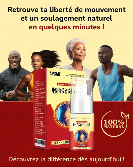Spray aux plantes: Soulagement naturel pour dos et genoux